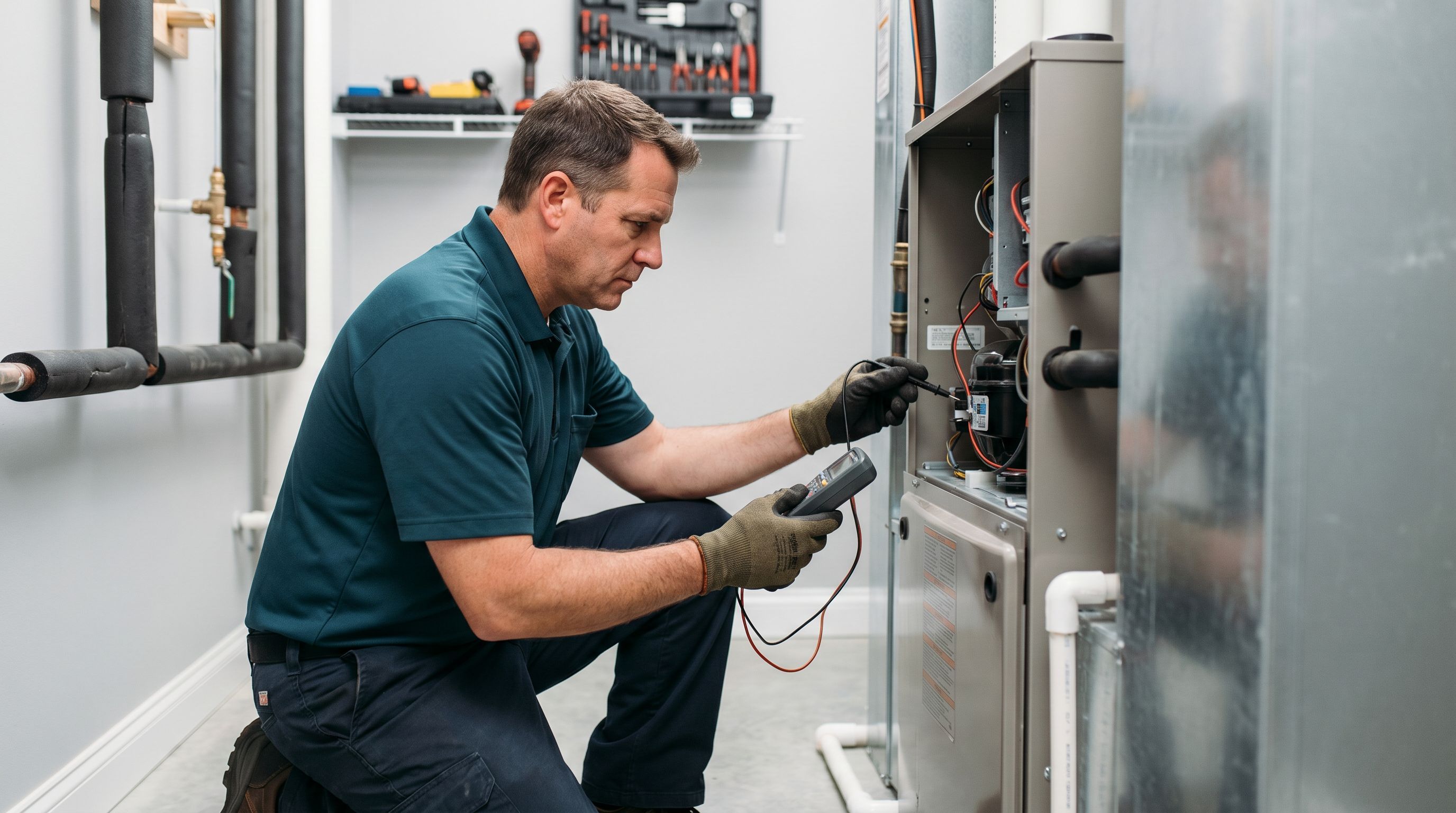 HVAC dispatcher routing technicians on the live dispatch board